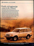 Land Cruiser Outback Vintage Retro Advert Ads A4 Photo Print