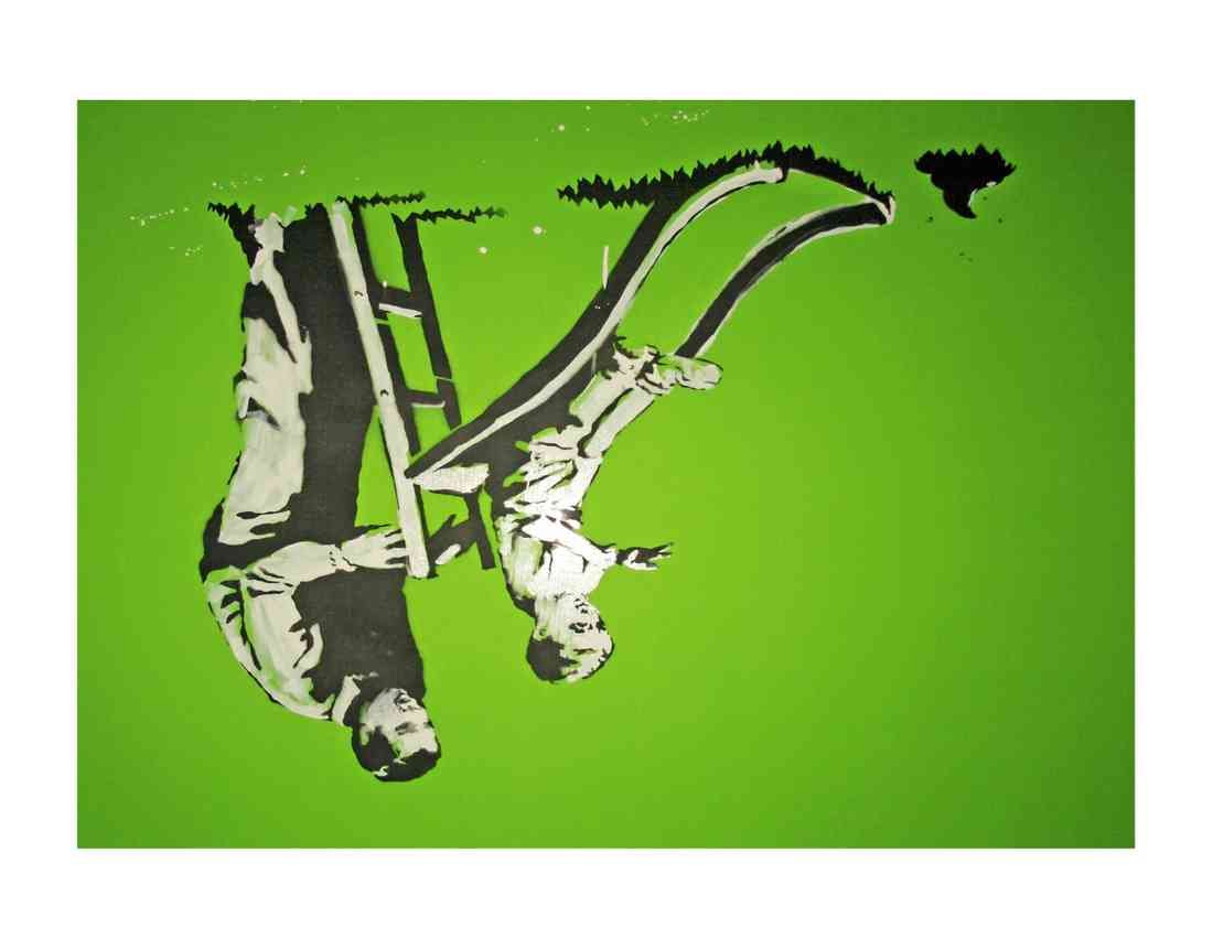 Land In Poop slide kid 1520 light A4 Photo Print