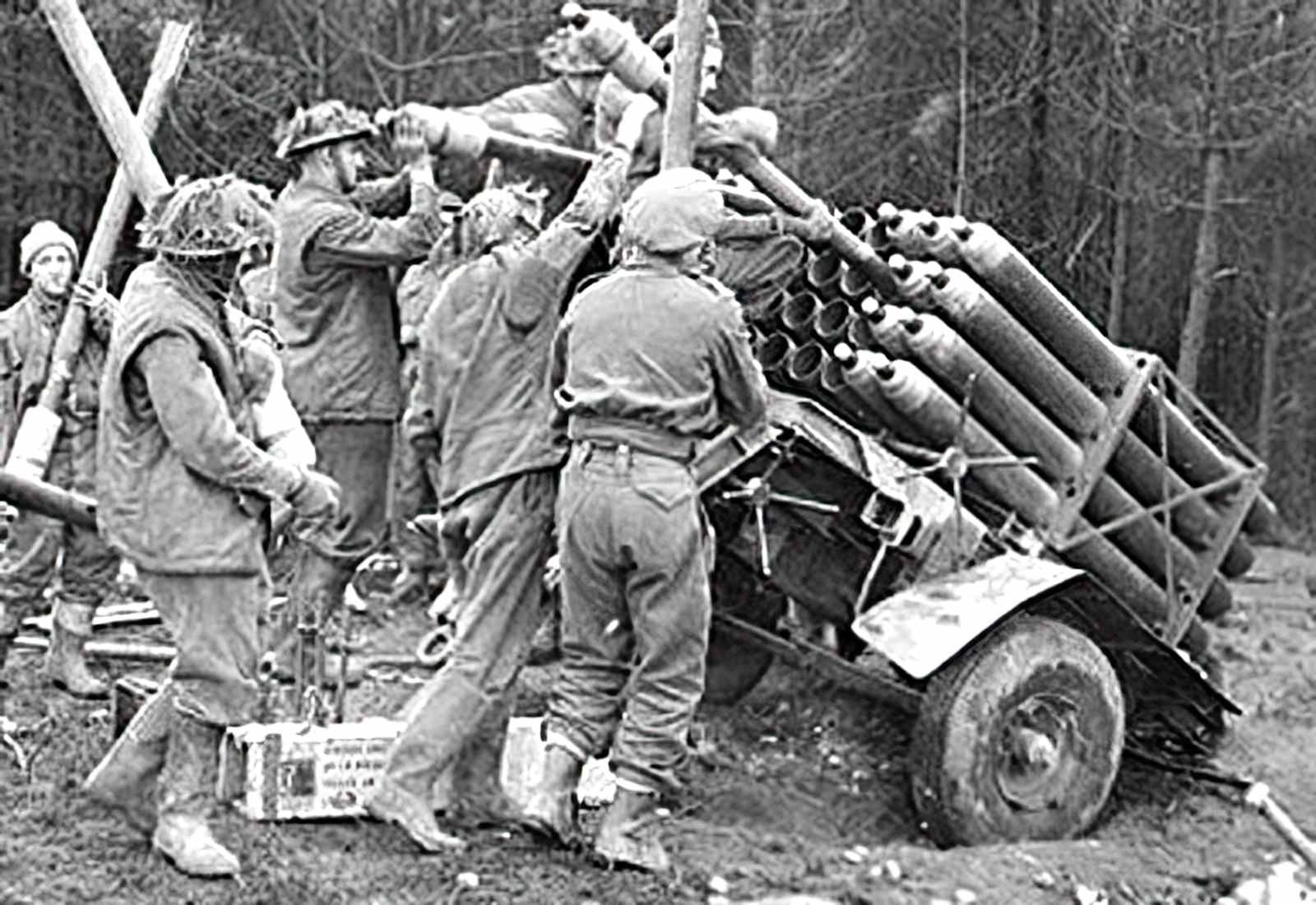 Land Mattress Multiple Rocket Launcher A4 Photo Print