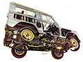 Land Rover Series III cutaway A4 Photo Print