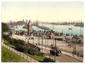 Landing Bridge near St Pauls Hamburg Vintage A4 Photo Print