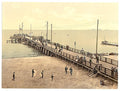 Landing pier Zoppot West Prussia Vintage A4 Photo Print