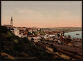 Landing place and cathedral Belgrade Vintage A4 Photo Print