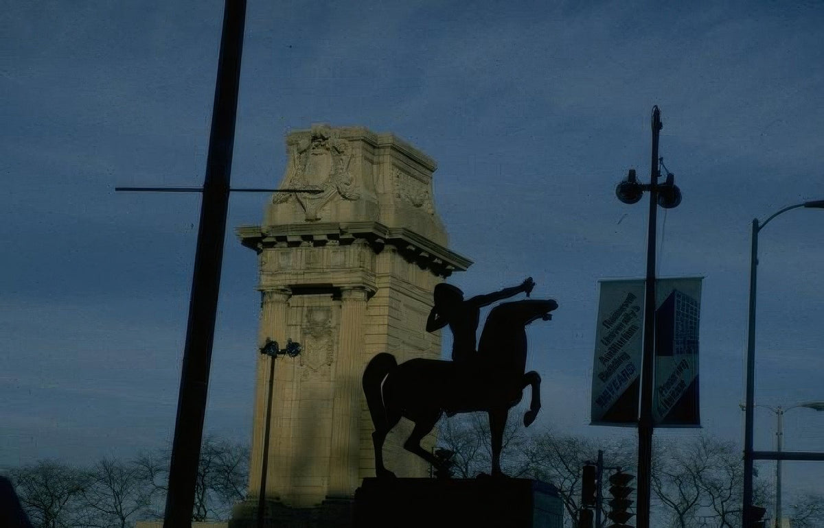 Landmark Archibald Bowman Statue A4 Photo Print