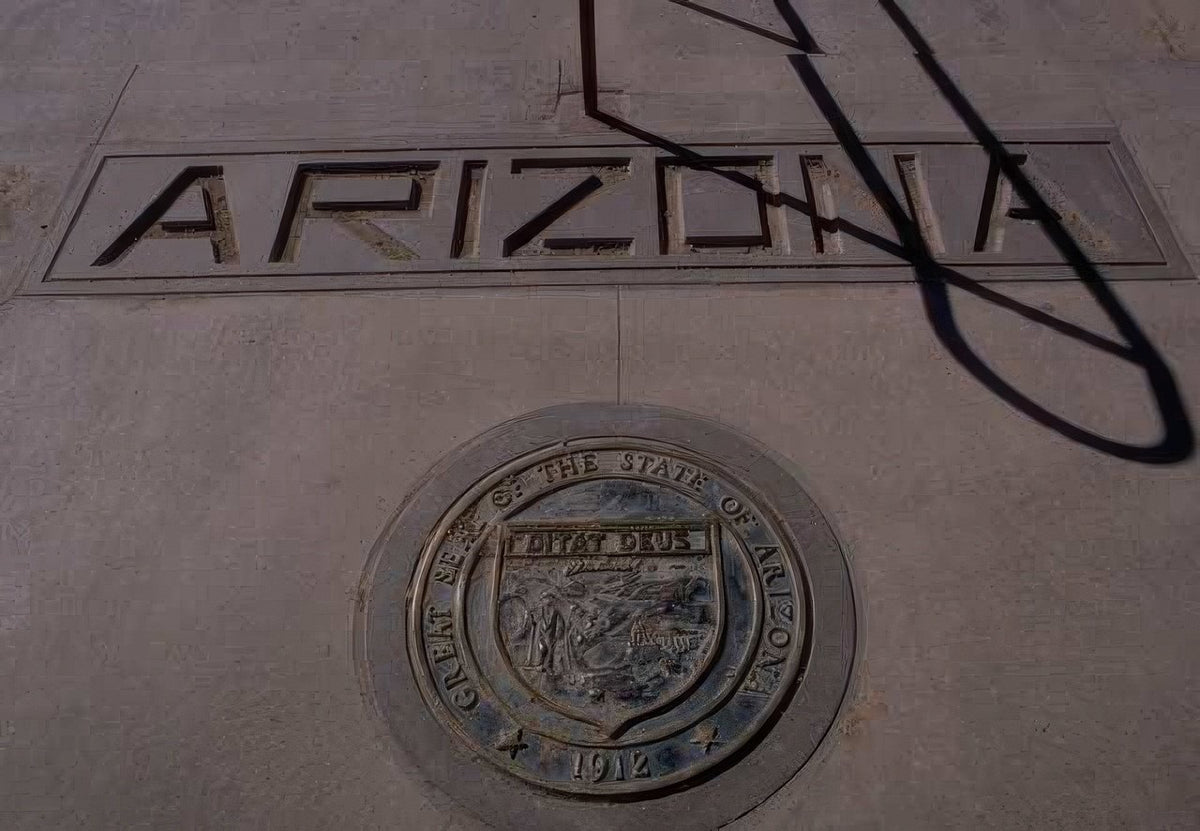 Landmark Arizona State Seal A4 Photo Print