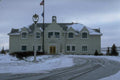 Landmark Chateau Lake Winter A4 Photo Print