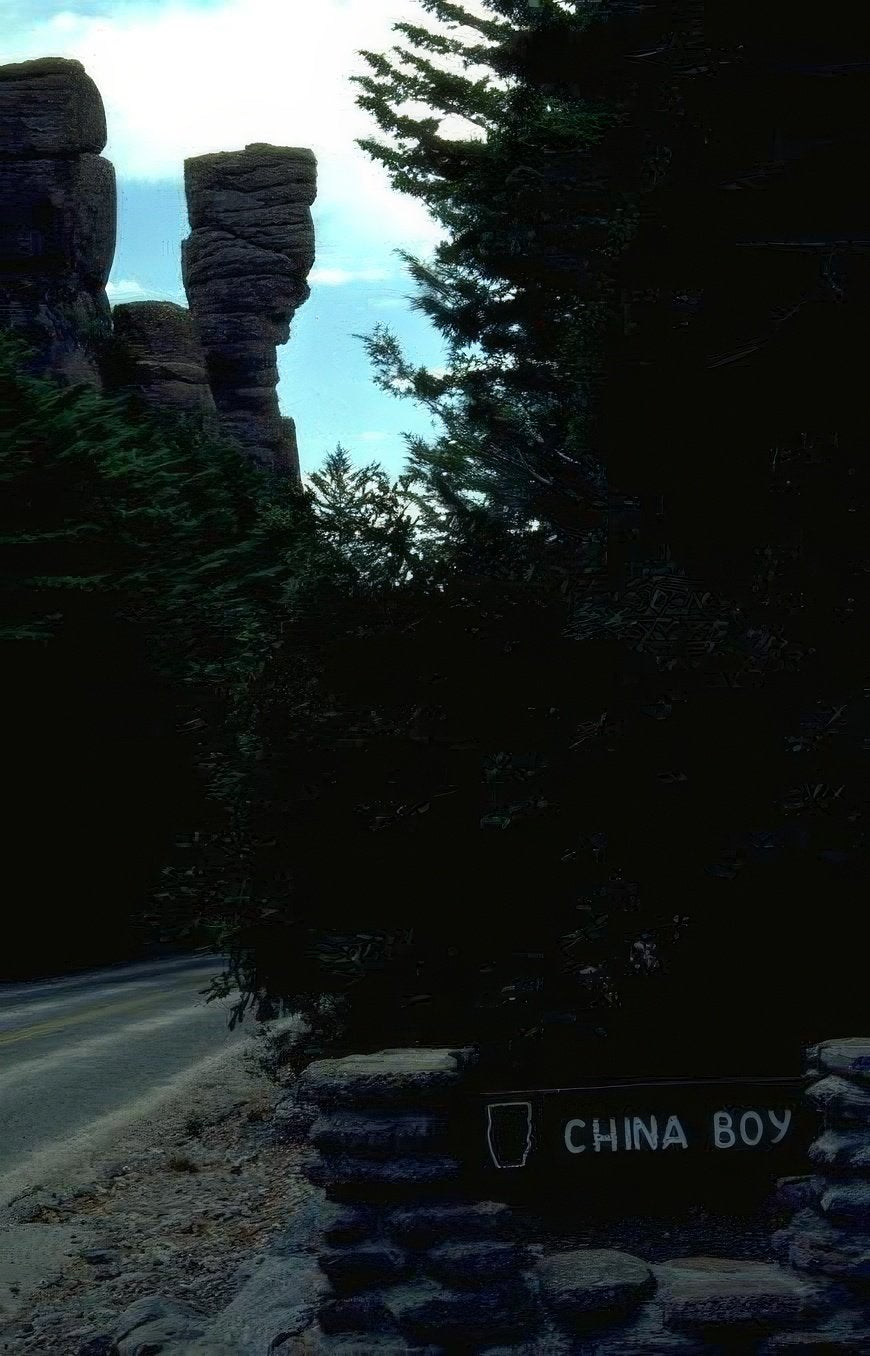 Landmark China Boy Hills A4 Photo Print