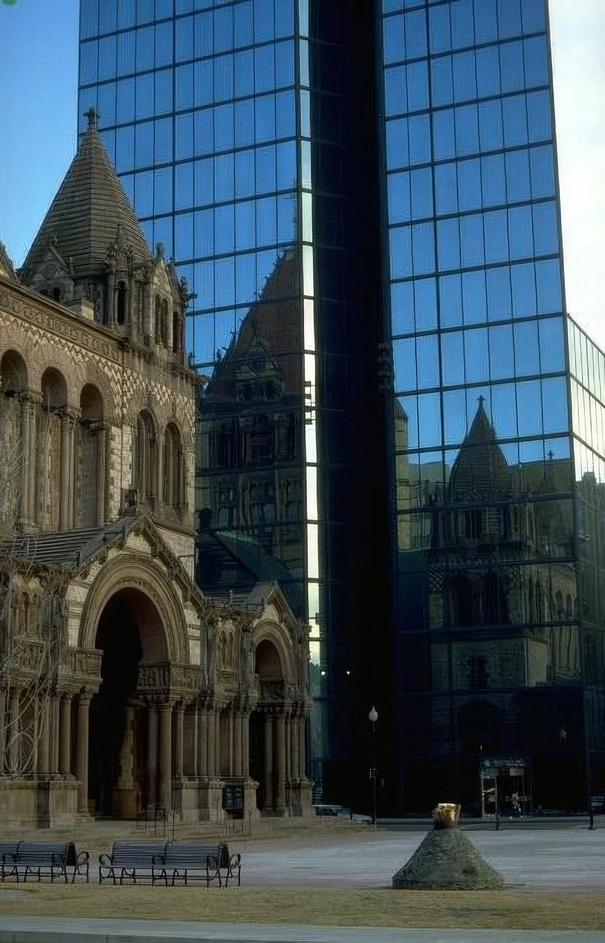 Landmark City Hall Reflection A4 Photo Print