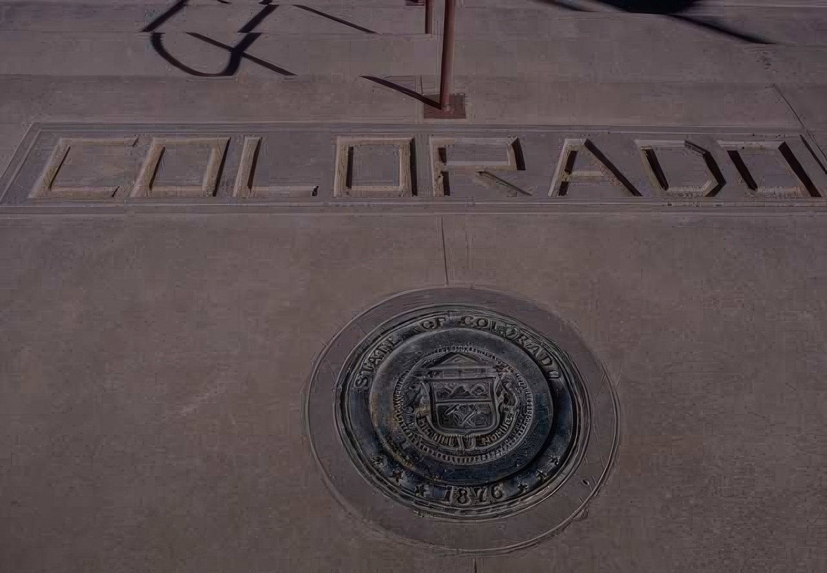 Landmark Colorado State Seal A4 Photo Print