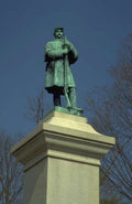 Landmark Confederate Soldier Statue A4 Photo Print Faceai