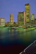 Landmark Dusk Skyline Miami A4 Photo Print
