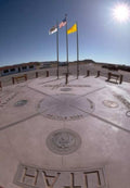 Landmark Four States Monument A4 Photo Print
