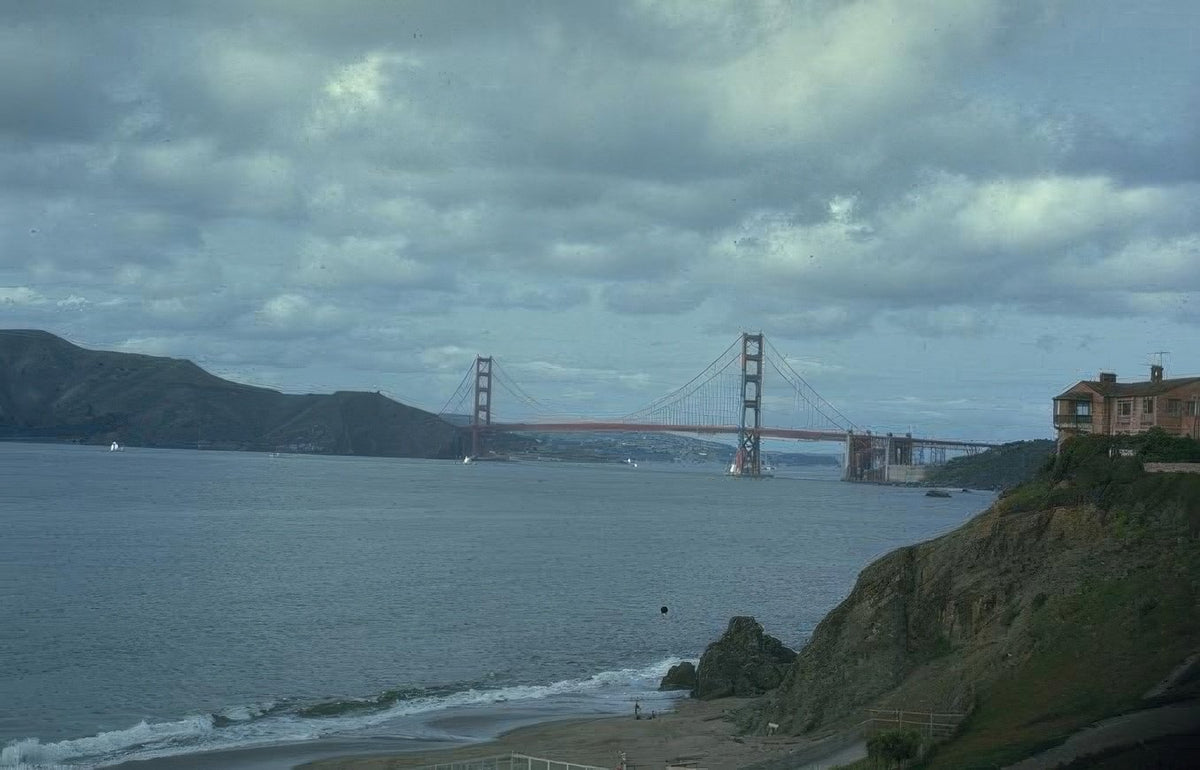 Landmark Golden Gate Bridge A4 Photo Print