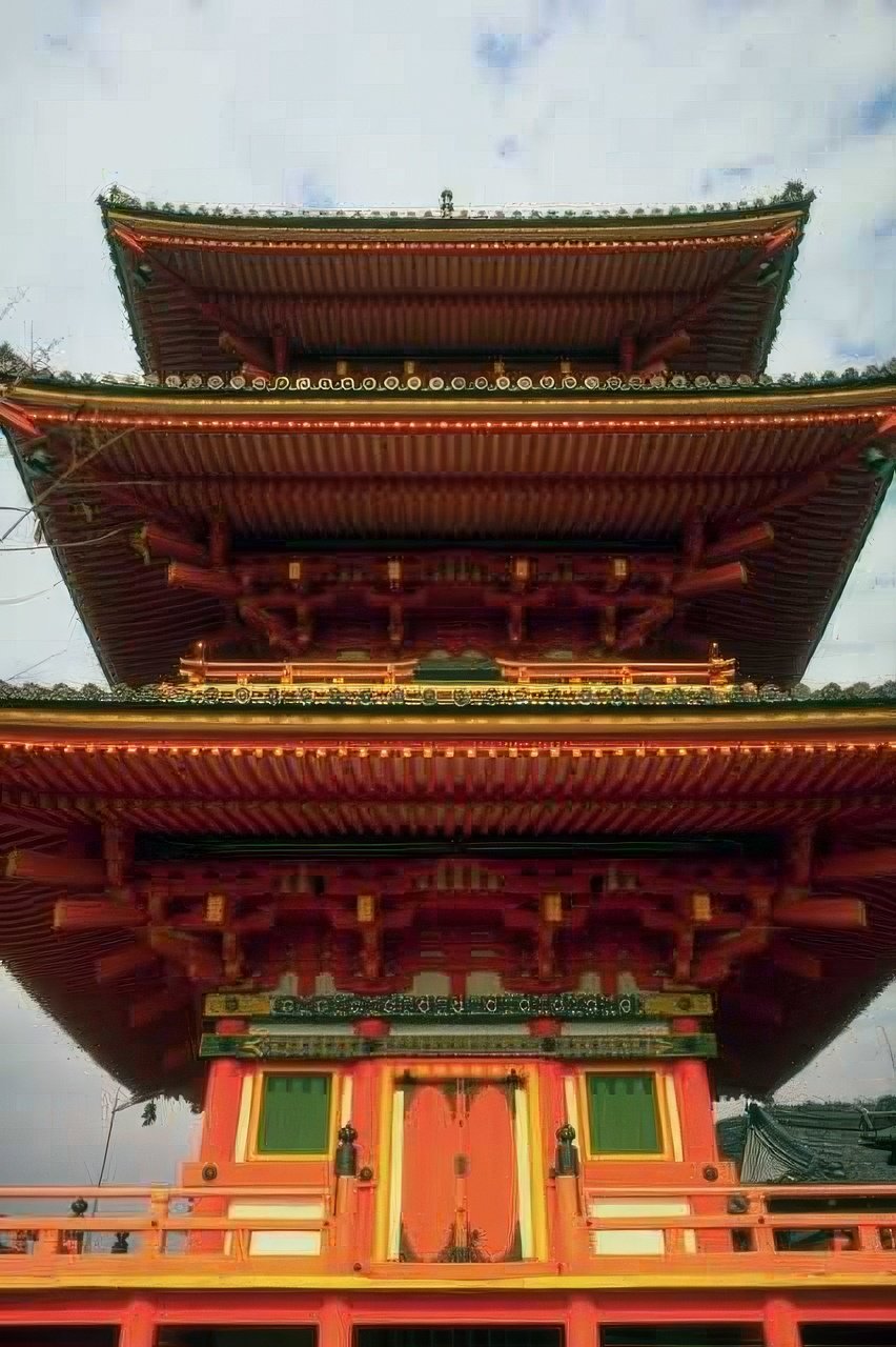 Landmark Golden Pavilion Kyoto A4 Photo Print
