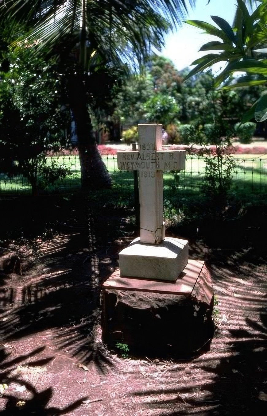 Landmark Grave Cross Westworth A4 Photo Print