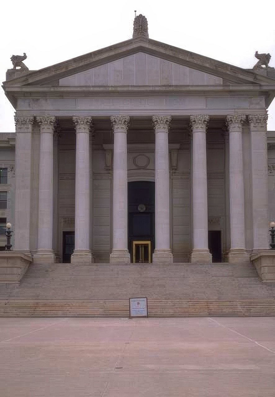 Landmark Jefferson Building Columns A4 Photo Print