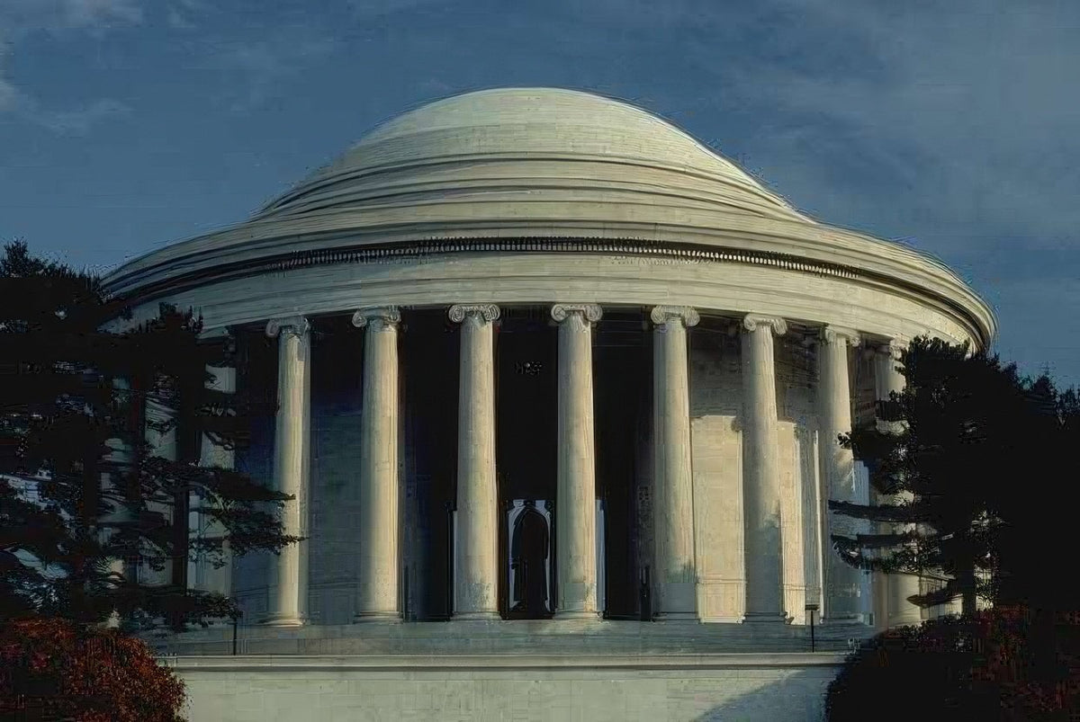 Landmark Lincoln Memorial Dome A4 Photo Print