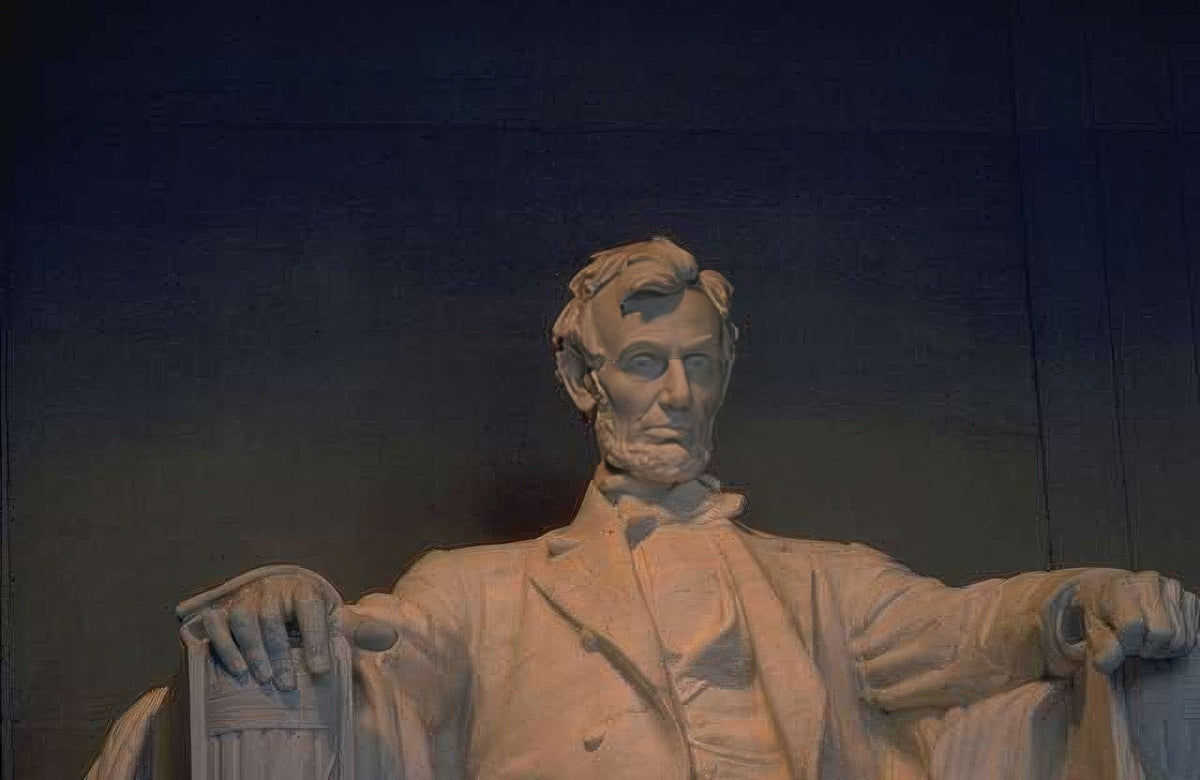 Landmark Lincoln Monument Dc A4 Photo Print Faceai
