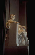 Landmark Lincoln Statue Dc A4 Photo Print