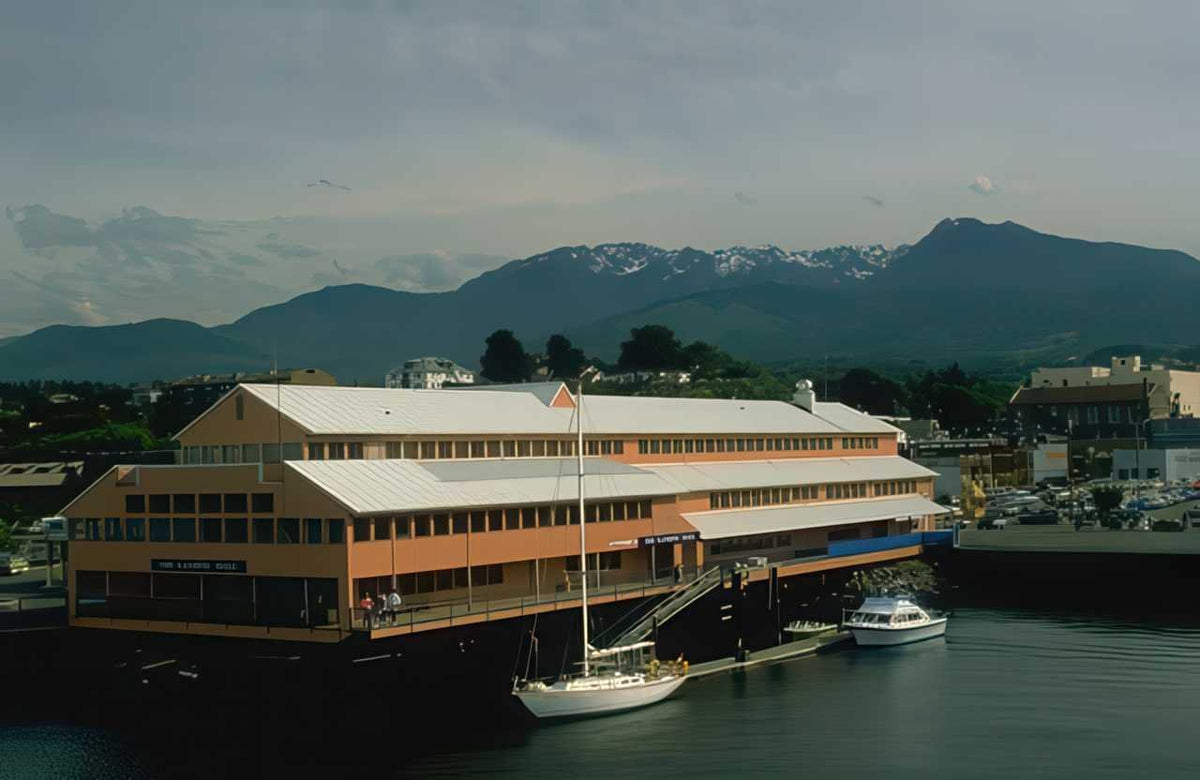 Landmark Mall Waterfront A4 Photo Print
