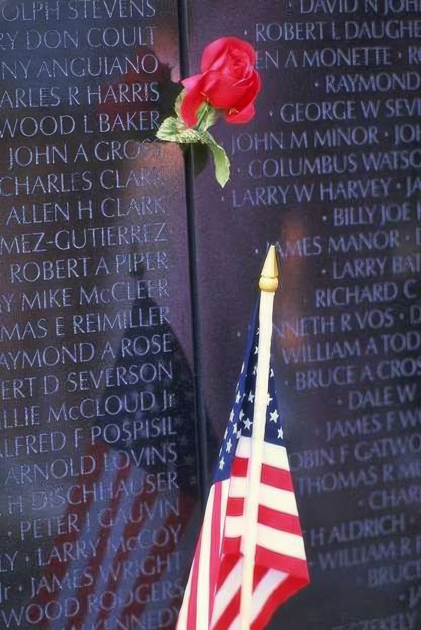 Landmark Memorial Wall Names A4 Photo Print