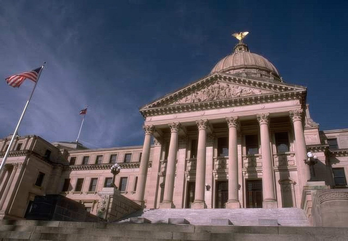Landmark Michigan State Capitol A4 Photo Print