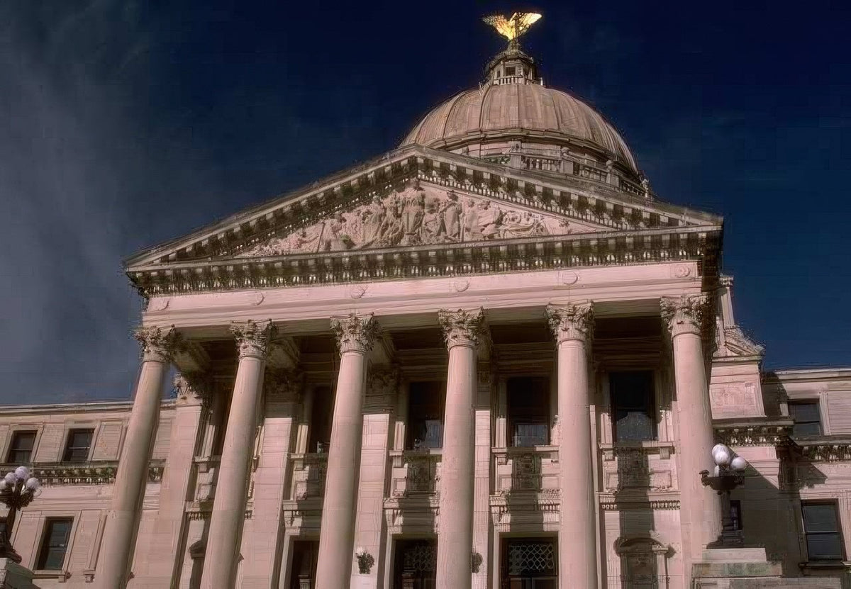 Landmark Mississippi State Dome A4 Photo Print
