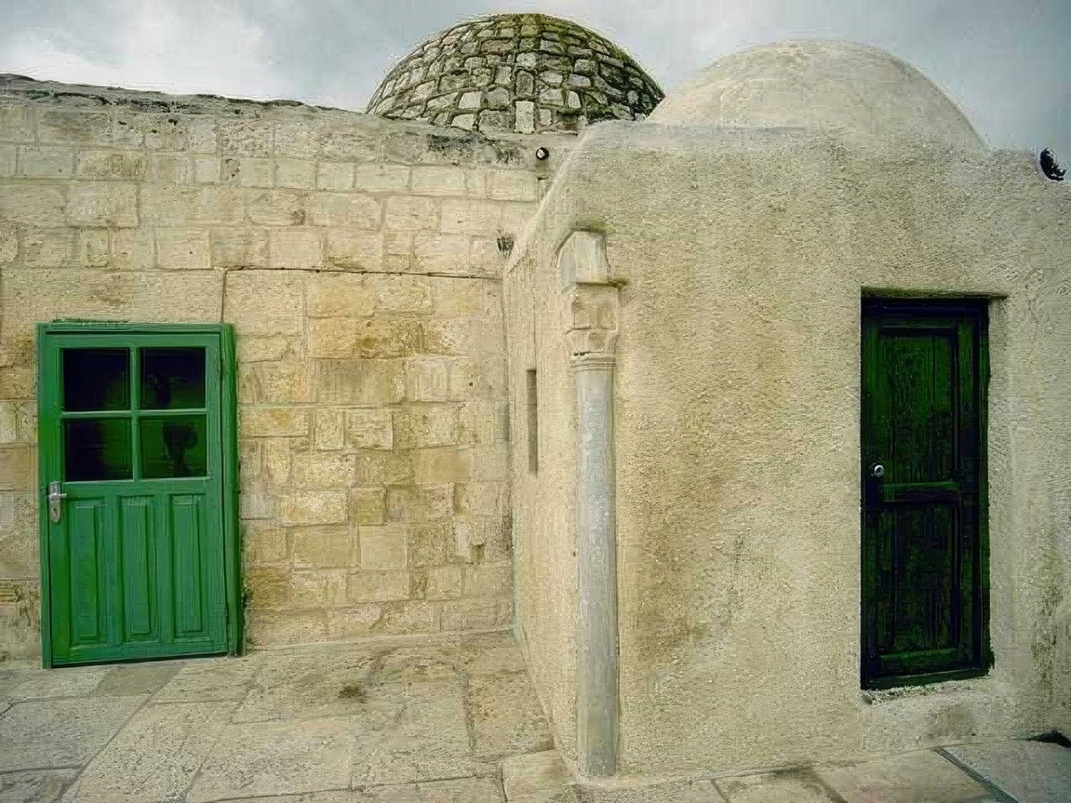 Landmark Mosque Dome Doors A4 Photo Print