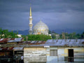 Landmark Mosque Shacks Hillside A4 Photo Print
