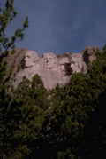 Landmark Mount Rushmore Faces A4 Photo Print Faceai