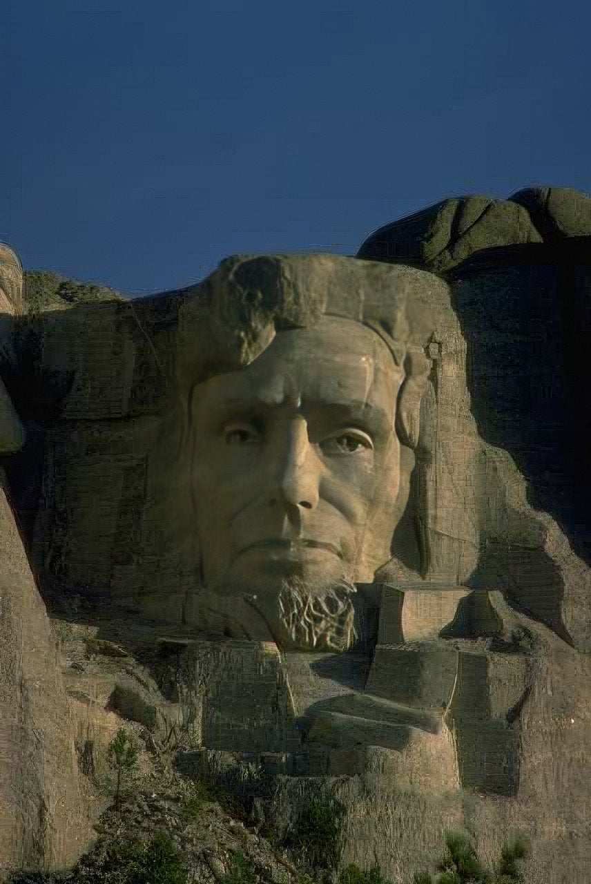 Landmark Mount Rushmore Washington A4 Photo Print Faceai