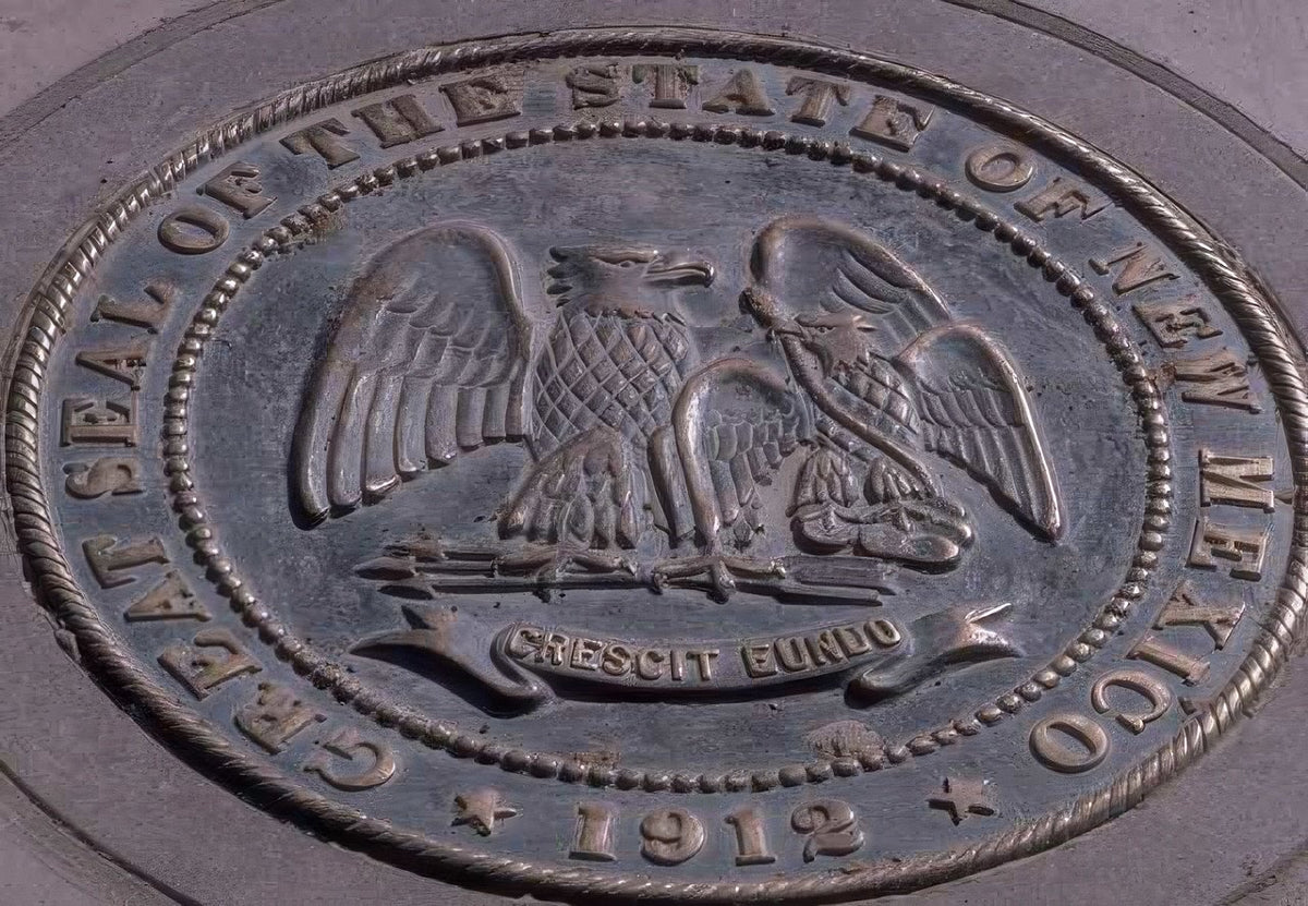 Landmark New Mexico Seal 1 A4 Photo Print