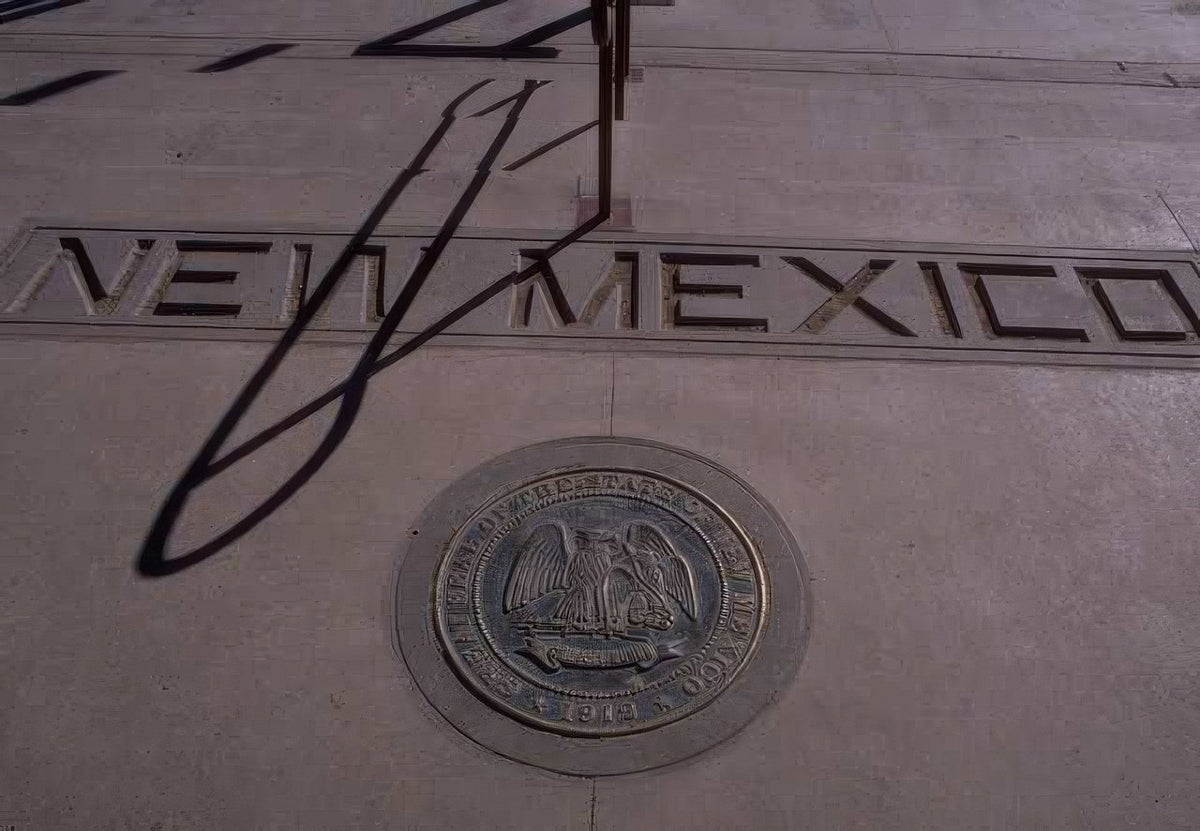 Landmark New Mexico Seal 2 A4 Photo Print