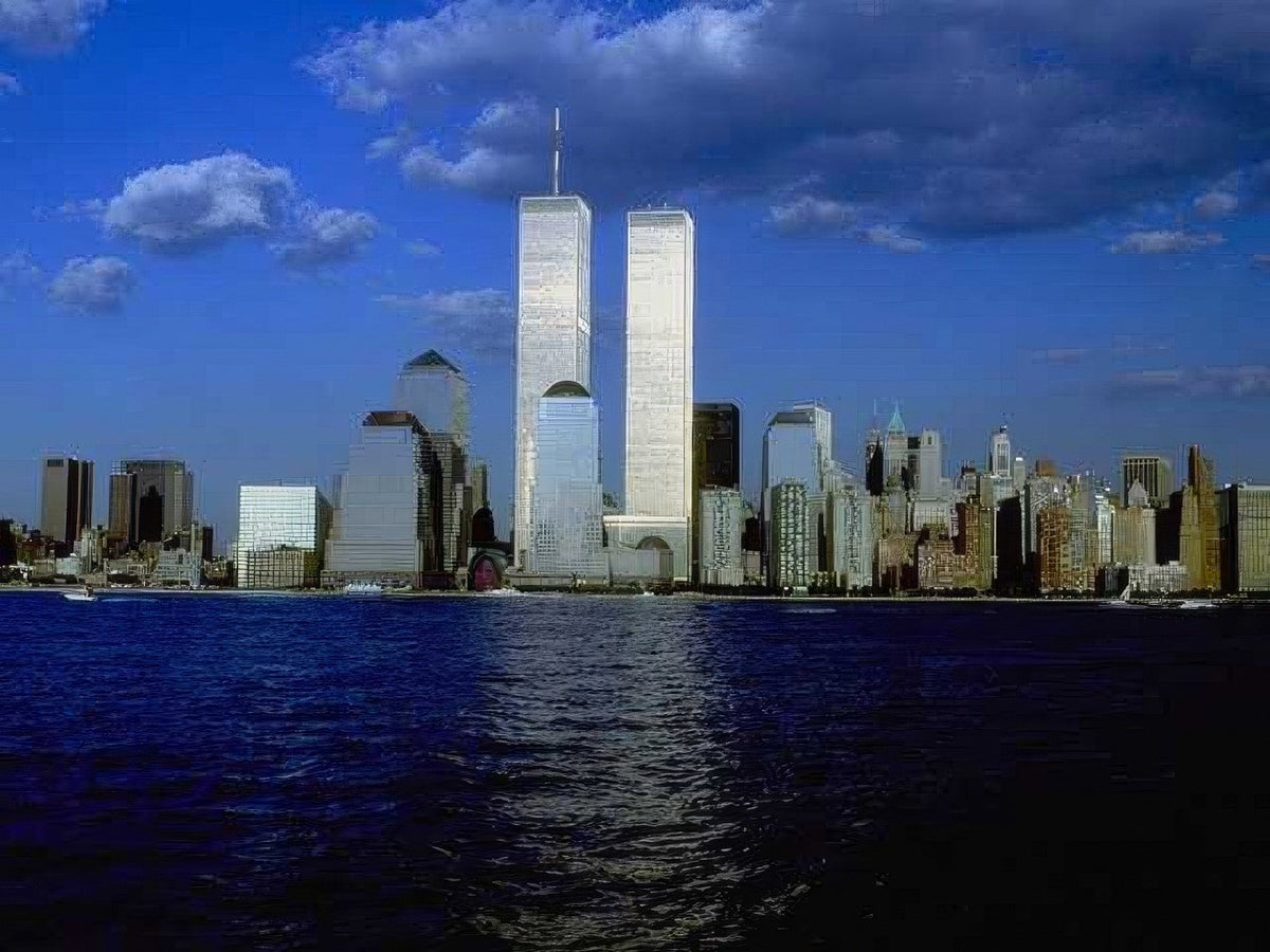 Landmark Nyc Skyscrapers 911 A4 Photo Print