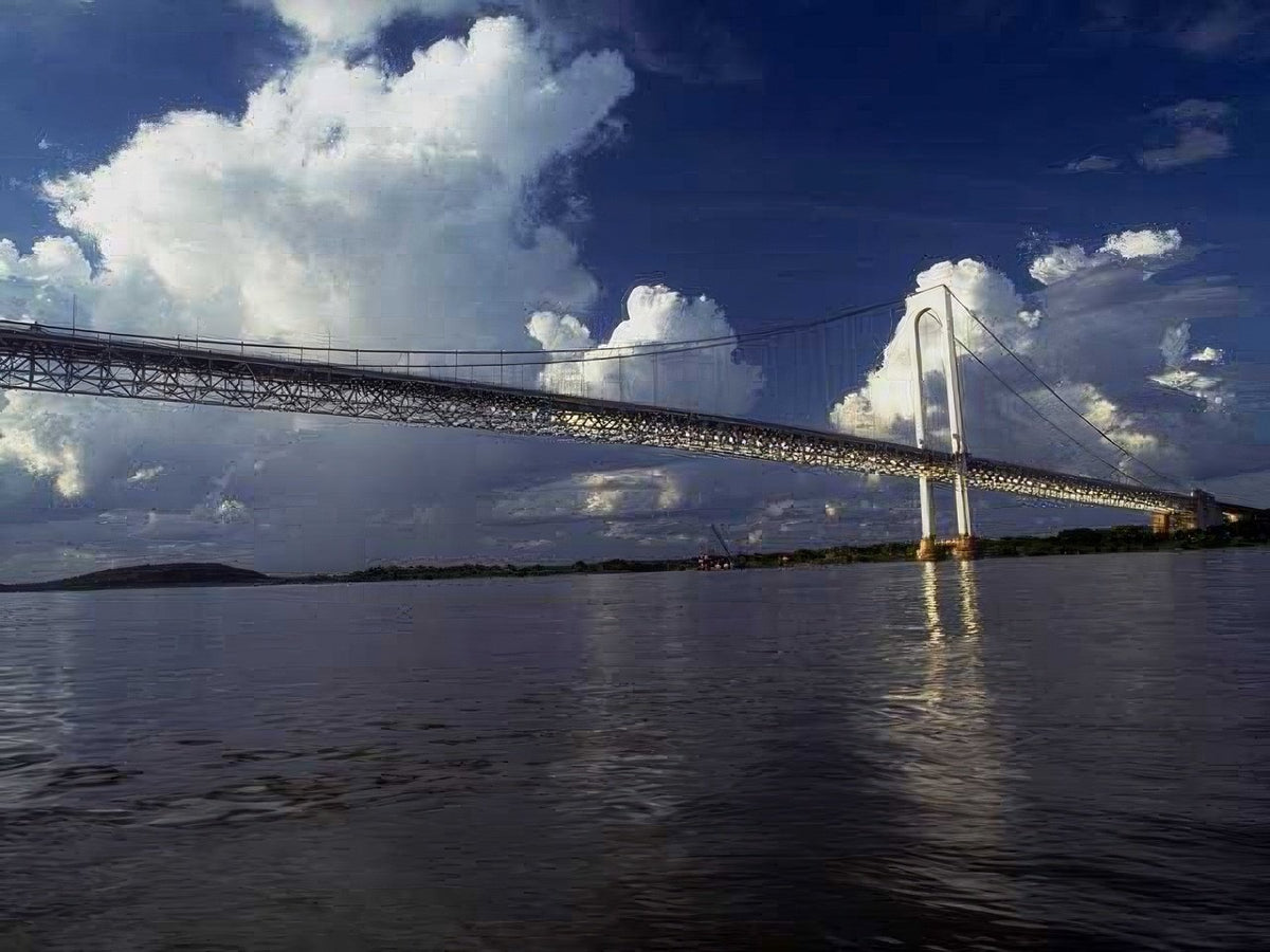 Landmark Pontchartrain Bridge 2003 A4 Photo Print