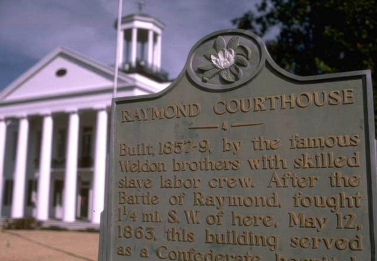 Landmark Raymond Courthouse 1857 A4 Photo Print