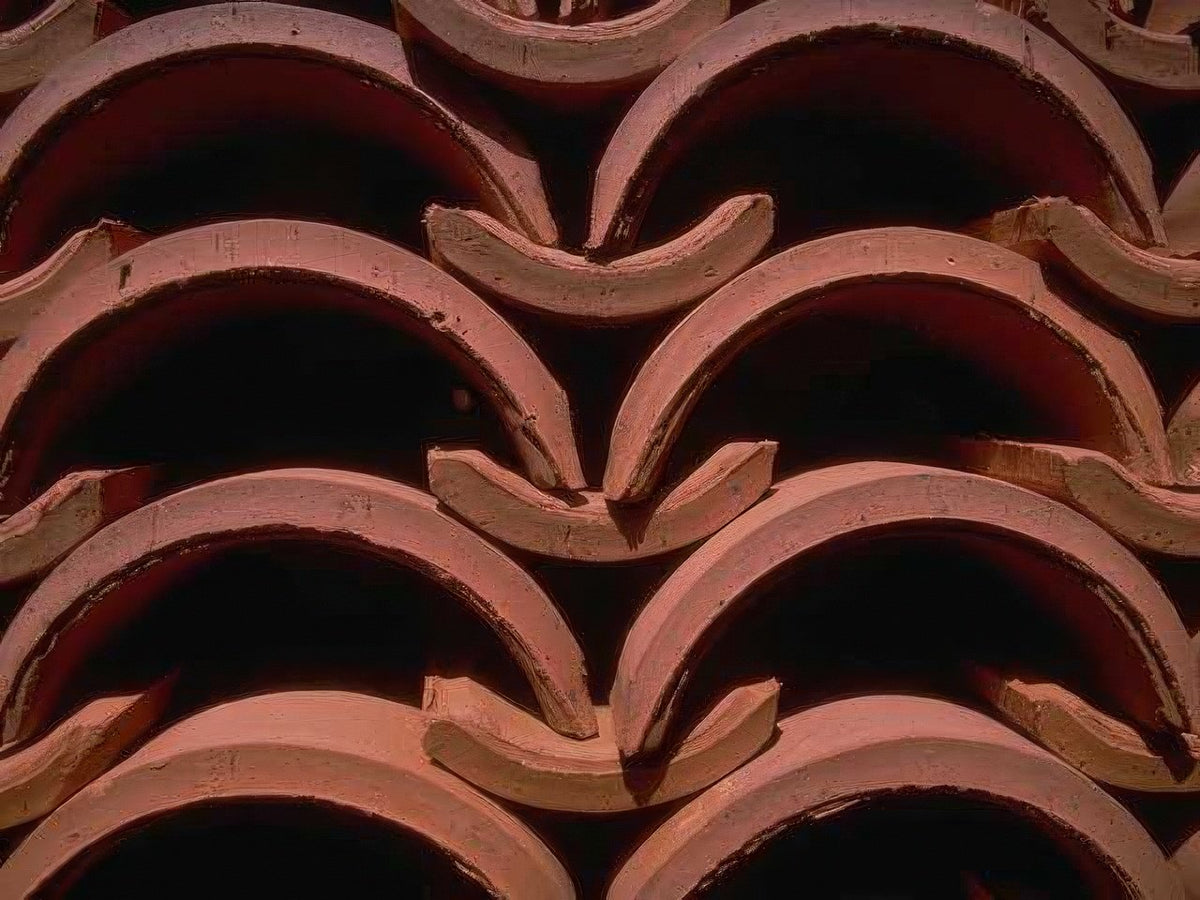 Landmark Red Clay Tiles A4 Photo Print