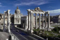 Landmark Roman Forum Ruins A4 Photo Print