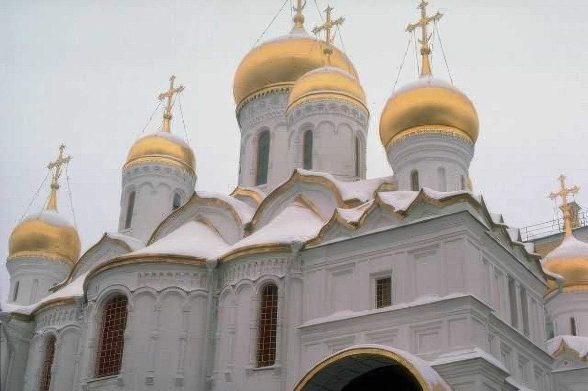 Landmark Russian Orthodox Church A4 Photo Print