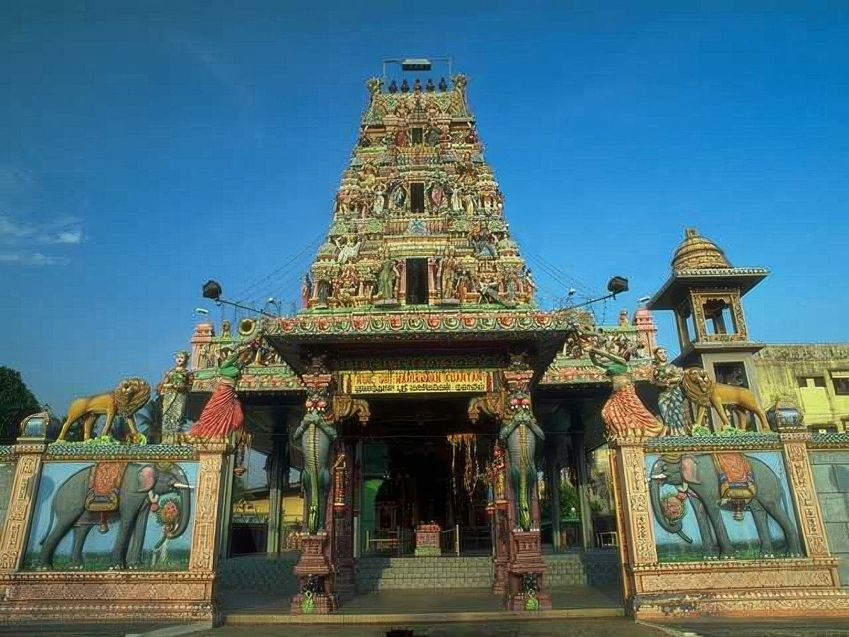 Landmark Sri Mariamman Temple A4 Photo Print