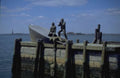 Landmark Statue Liberty Harbor A4 Photo Print