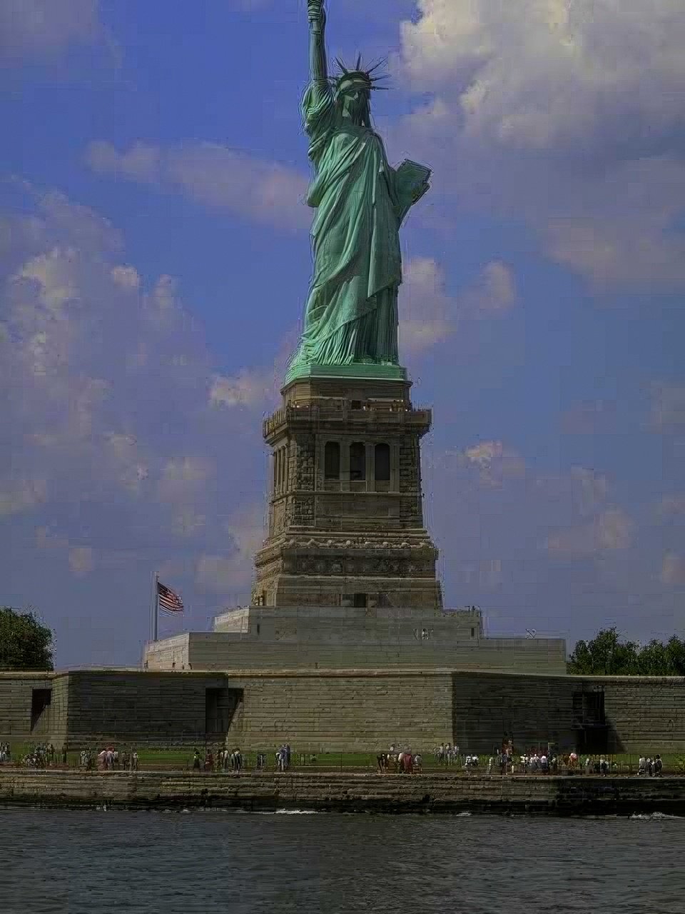 Landmark Statue Liberty Nyc 1 A4 Photo Print