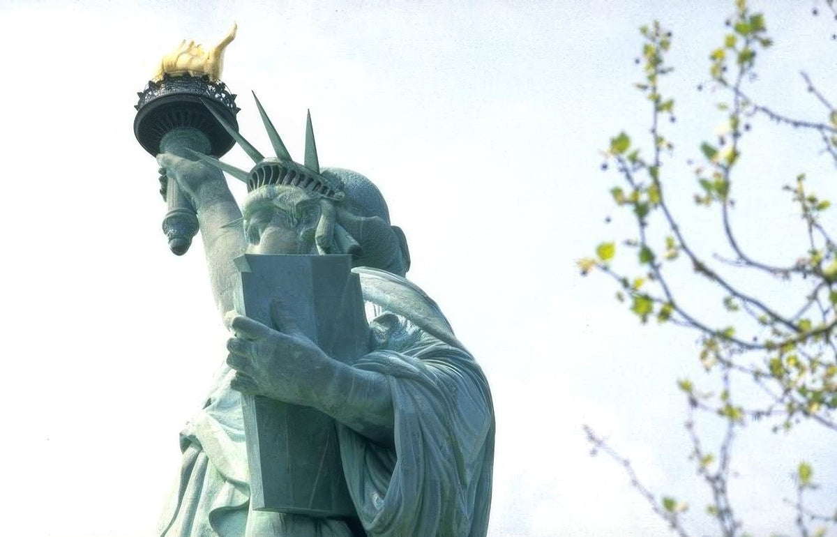 Landmark Statue Liberty Nyc 3 A4 Photo Print