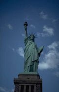 Landmark Statue Liberty Twilight A4 Photo Print Faceai