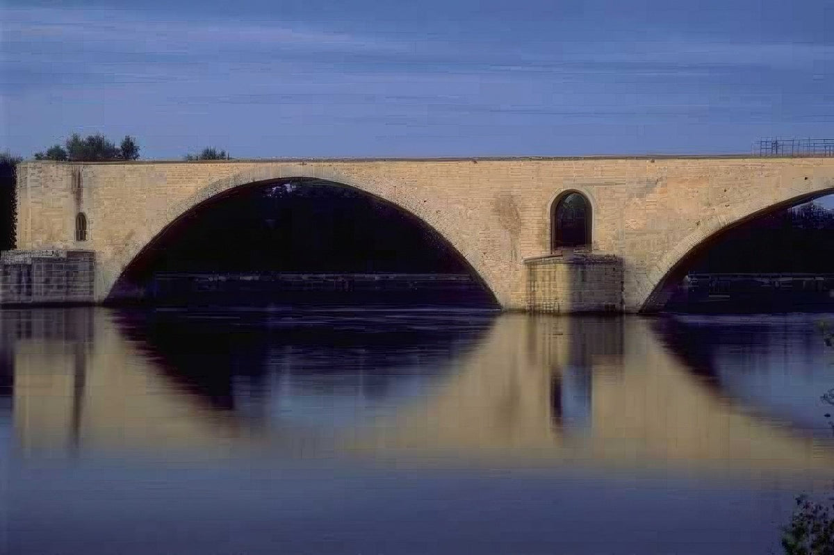 Landmark Stone Arch Bridge A4 Photo Print
