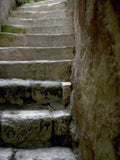 Landmark Stone Steps Shadow A4 Photo Print