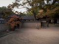 Landmark Temple Courtyard Autumn A4 Photo Print