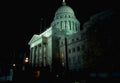 Landmark Texas Capitol Night A4 Photo Print