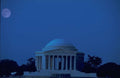Landmark Washington Monument Moon A4 Photo Print