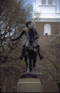 Landmark Washington Statue Philadelphia A4 Photo Print